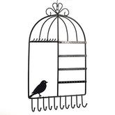 Birdcage Shape Ear Stud Earrings Bracelet Pendant Necklace Jewelry Display Storage Rack